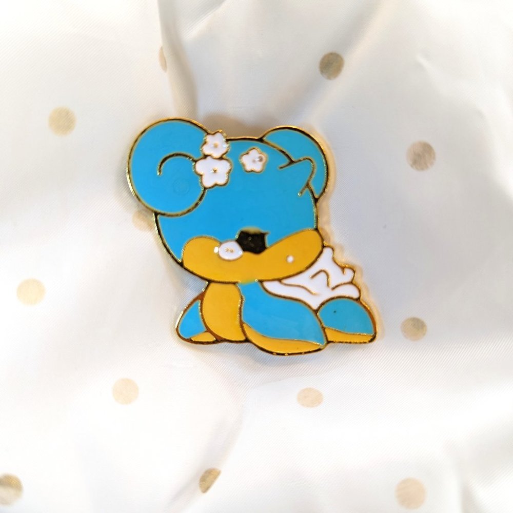 Cute Anime Blue Ocean Elf Pixie Cute Lapras Enamel Pin